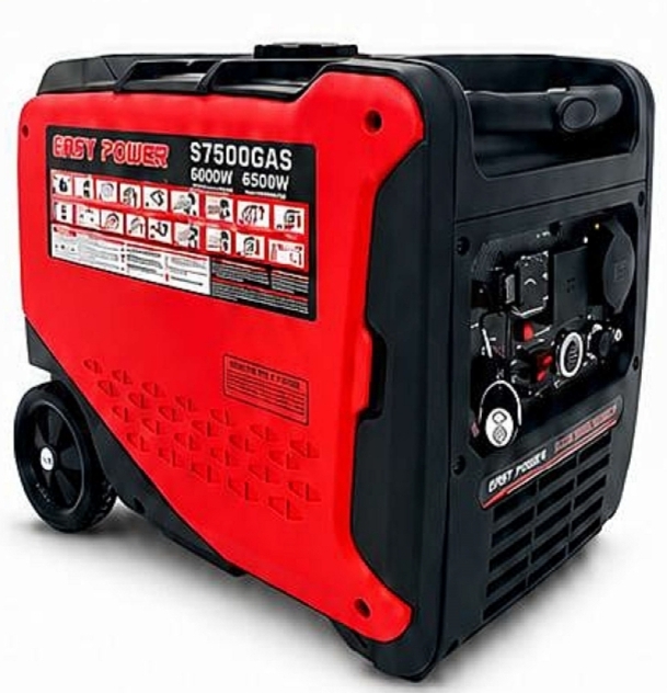 موتوربرق ۶.۸ کیلووات سه گانه سوز سایلنت ریموت استارت مدل S7500GAS برند ایزی پاور